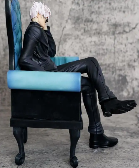 King of Jujutsu: Gojo Satoru on Throne Figure