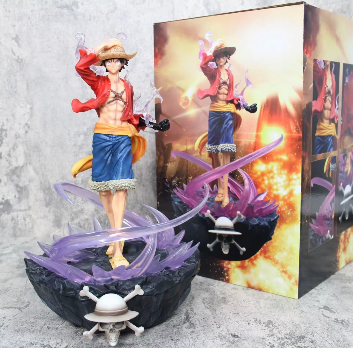 One Piece Monkey D Luffy Haki Serious Scene 40cm Statue