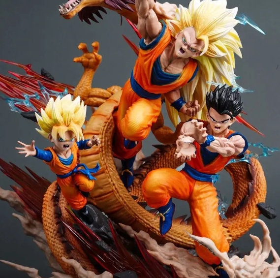 Dragon Ball Z: Super Saiyan Trio (Goku, Gohan, Goten)