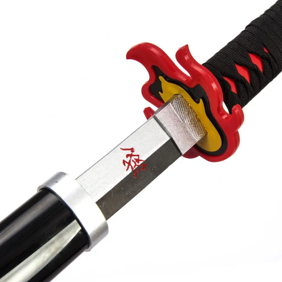 Kyojuro Rengoku Demon Slayer Anime Wooden Katana