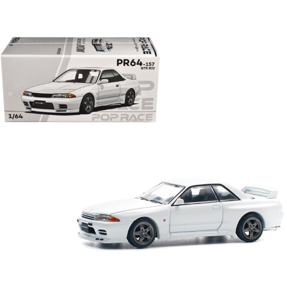 POP RACE PR64-157 Nissan Skyline GT-R (R32) 1/64 Diecast Model