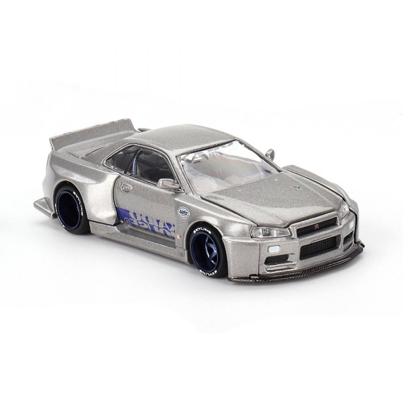 Kaido House Mini GT //143 Nissan Skyline GT-R (R34) Shinigami V1 1/64 Diecast Model