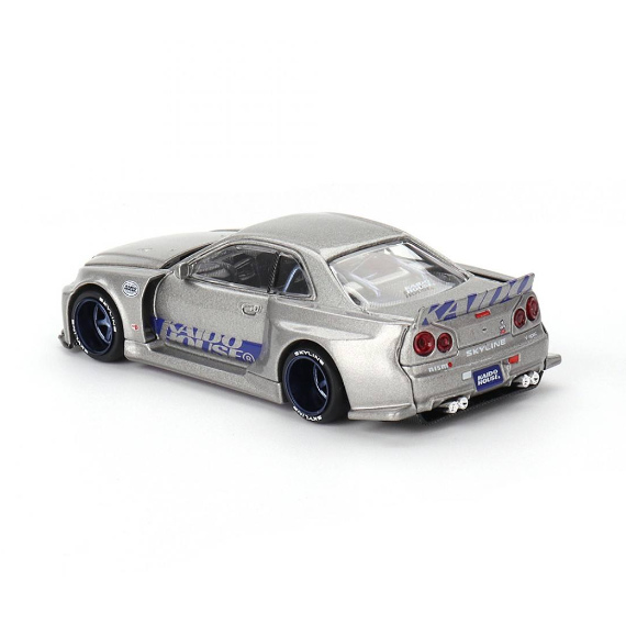 Kaido House Mini GT //143 Nissan Skyline GT-R (R34) Shinigami V1 1/64 Diecast Model
