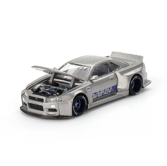 Kaido House Mini GT //143 Nissan Skyline GT-R (R34) Shinigami V1 1/64 Diecast Model