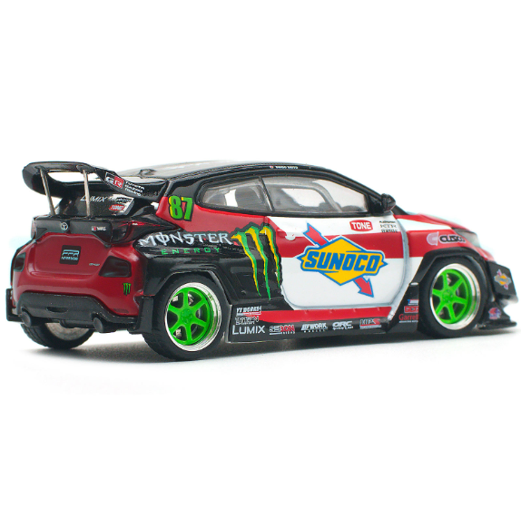 POP RACE PR64-106 Toyota GR Yaris Pandem Race Livery 1/64 Diecast Model