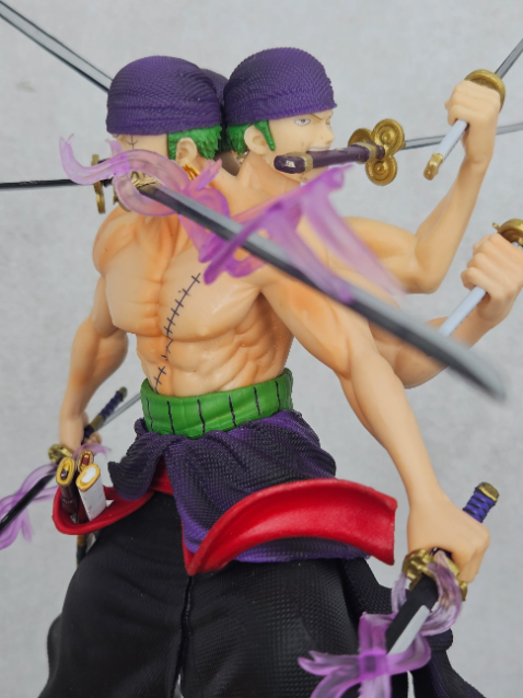 One Piece Zoro 3 Face Asura Version 9 Swords 30 cm Figure