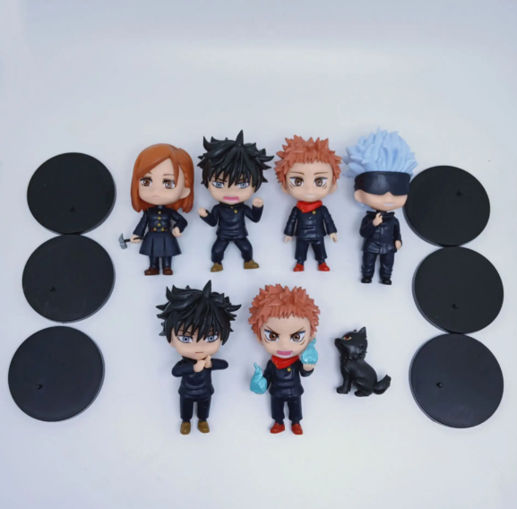 Jujutsu Kaisen Chibi Figure Set (6 Pcs)