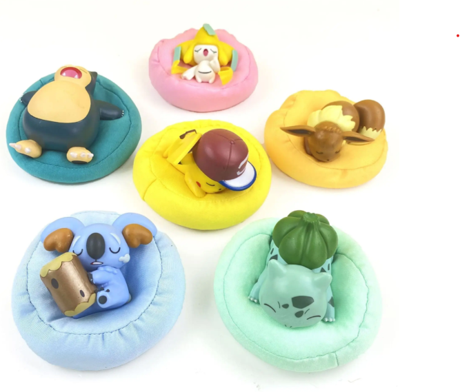 Sleeping Pokémon Mini Figures
