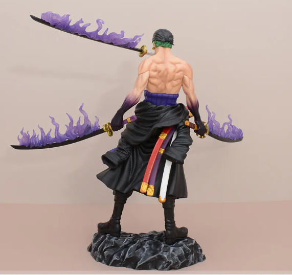 Roronoa Zoro Purple Aura Figure