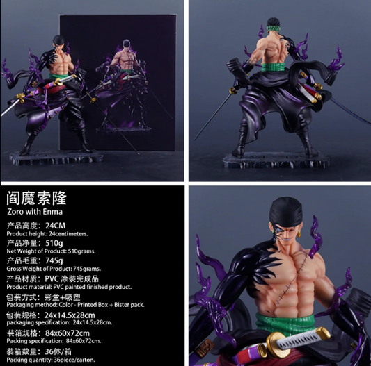 Roronoa Zoro Wano Arc Battle Figure