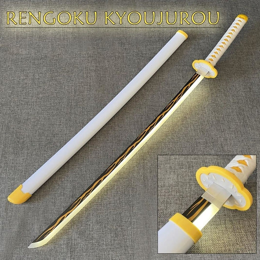 Zenitsu Agatsuma LED Light-Up Nichirin Sword - Demon Slayer Replica