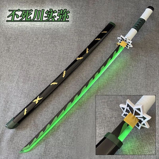 Sanemi Shinazugawa LED Light-Up Nichirin Sword - Demon Slayer Replica
