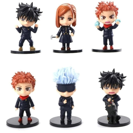 Jujutsu Kaisen Chibi Figure Set (6 Pcs)