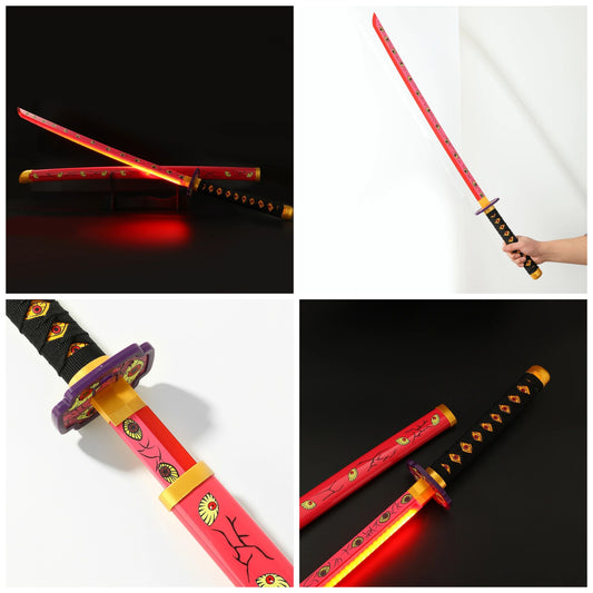Kokushibo's Moon Breathing Katana Replica with LED Light - Demon Slayer Corps