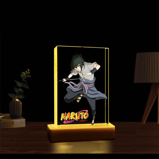Naruto Sasuke Uchiha 3D Illusion LED Lamp