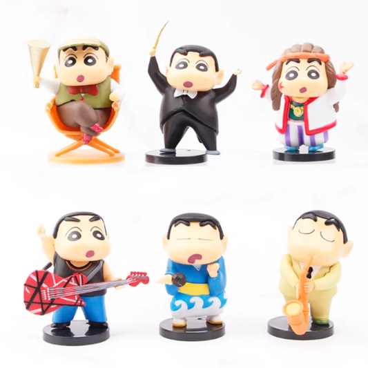 Crayon Shin-chan Figure Set - 6