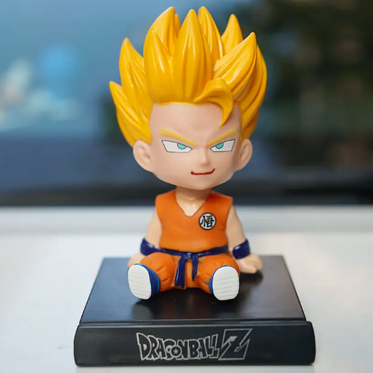 Dragon Ball Z Super Saiyan Son Goku Chibi Bobblehead - Iconic Saiyan Figure