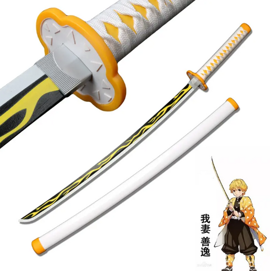 Thunder Breathing Katana Zenitsu Agatsuma's Nichirin Blade