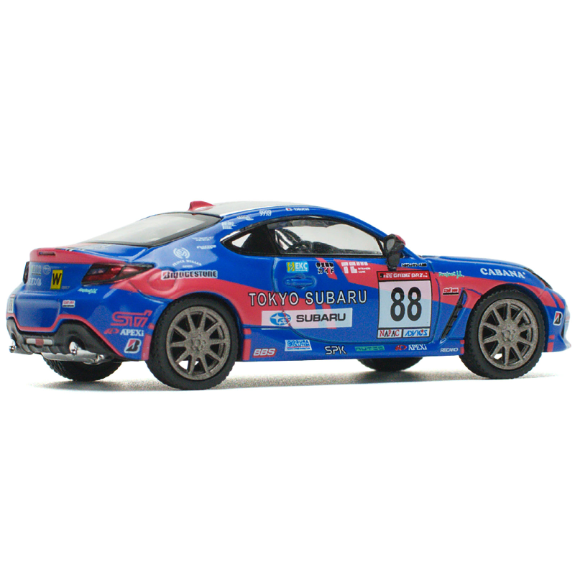 POP RACE PR64-89 Subaru BRZ Race Car 1/64 Diecast Model