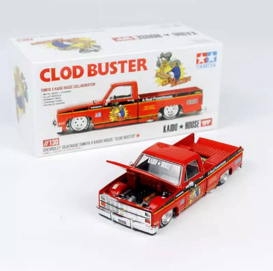 Kaido House Mini GT //130 Chevrolet Silverado "Clod Buster" 1/64 Diecast Model