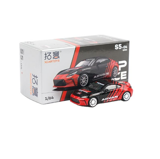 XCARTOYS S5-04 Toyota GR86 ADVAN Race Livery 1/64 Diecast Model