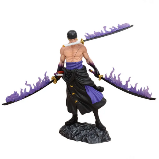 Roronoa Zoro Purple Aura Figure